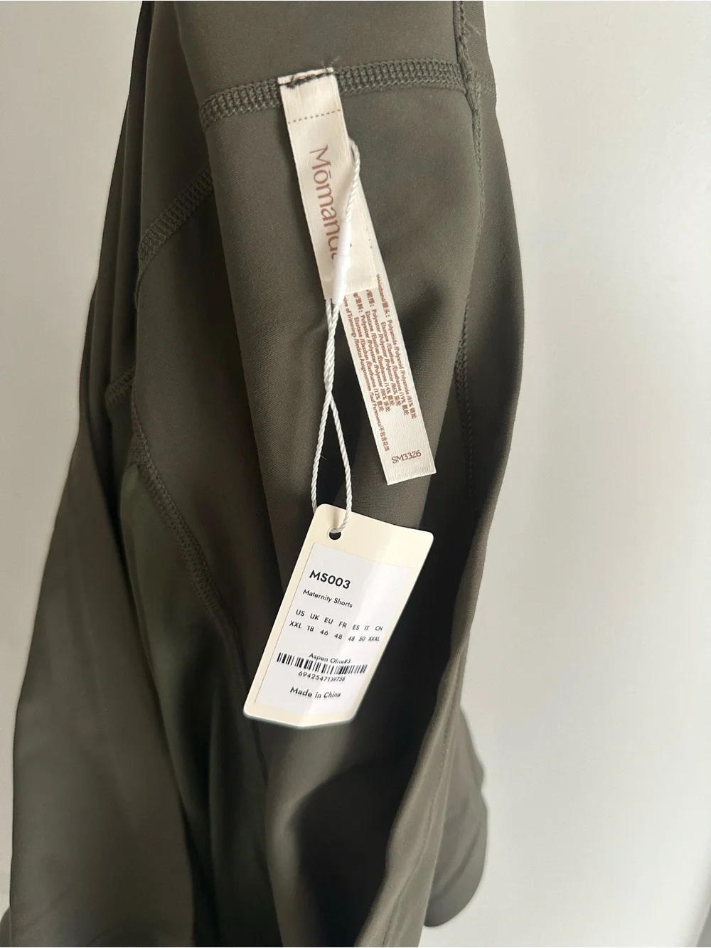 NWT Momanda Bloomove Maternity Dolphin Shorts with Inner Pockets XXL